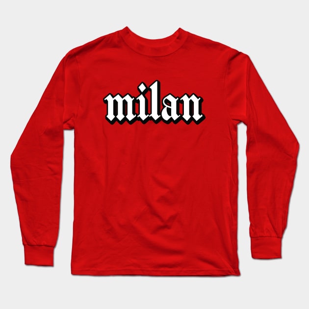 Milan Long Sleeve T-Shirt by Footscore